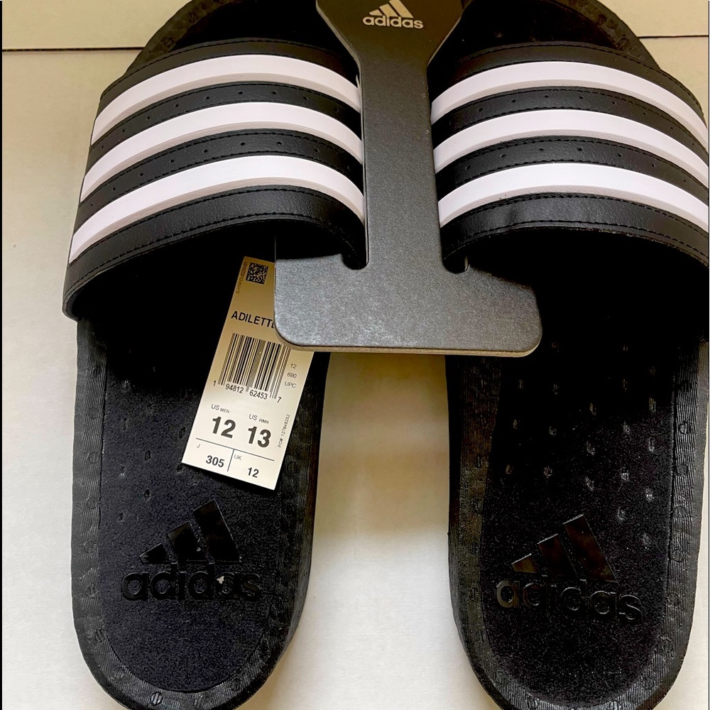 NEW Adidas Adilette boost slides size 12 - unisex